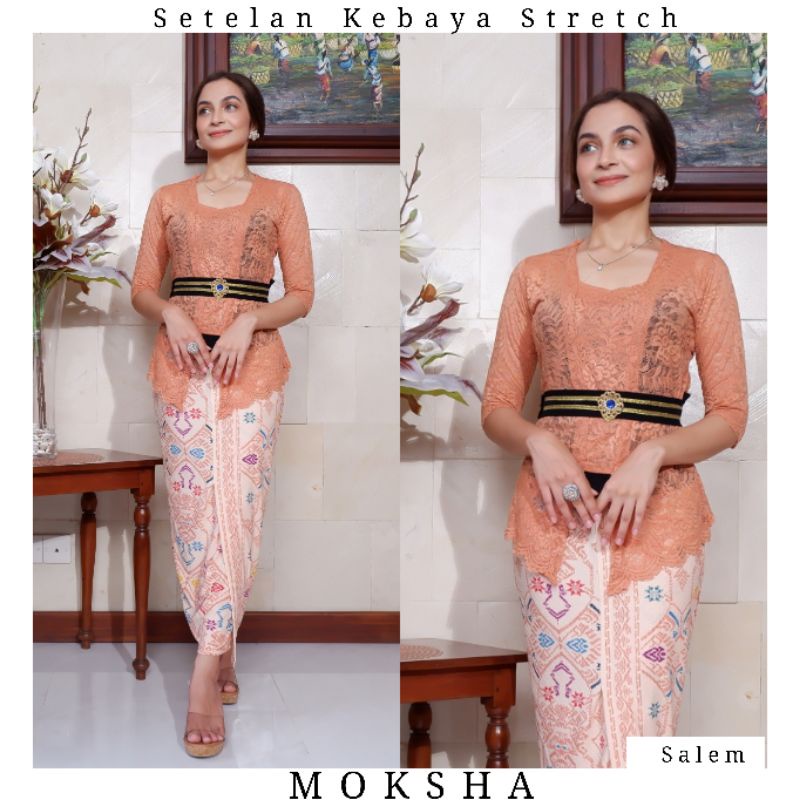 Setelan Kebaya Kutubaru Stretch Moksha