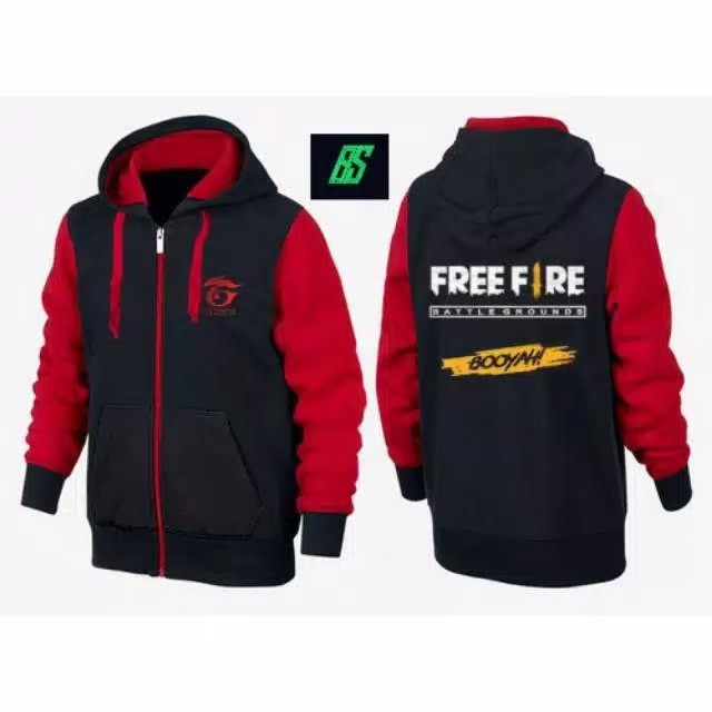 Jaket / Hoodie / Sweater Free Fire Bahan Fleece Premium