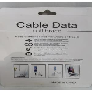 Cable Data /Coil Brace/Metal Cable/Kabel USB Chrome Flexibel