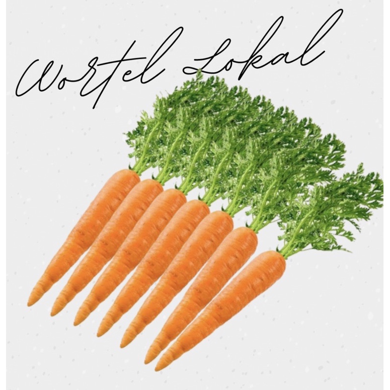 

Wortel Lokal 250gram