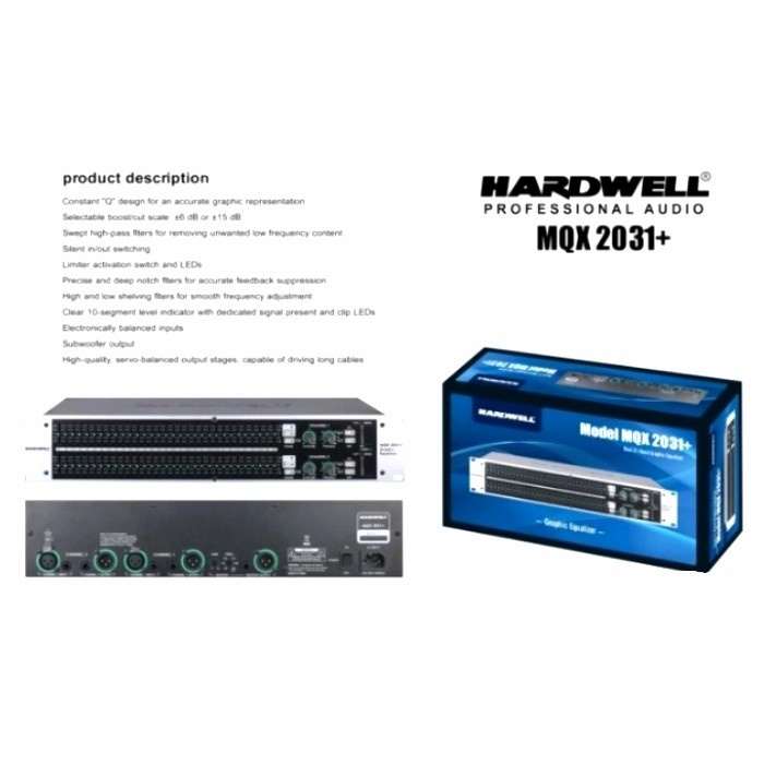 Equalizer Hardwell MQX 2031+ / MQX 2031 Plus / MQX-2031+ Original
