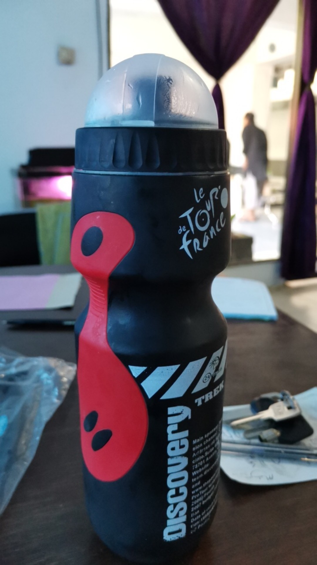 Promo Botol Minum Bidon Plastik Tempat Air Sepeda 750 Ml Hitam