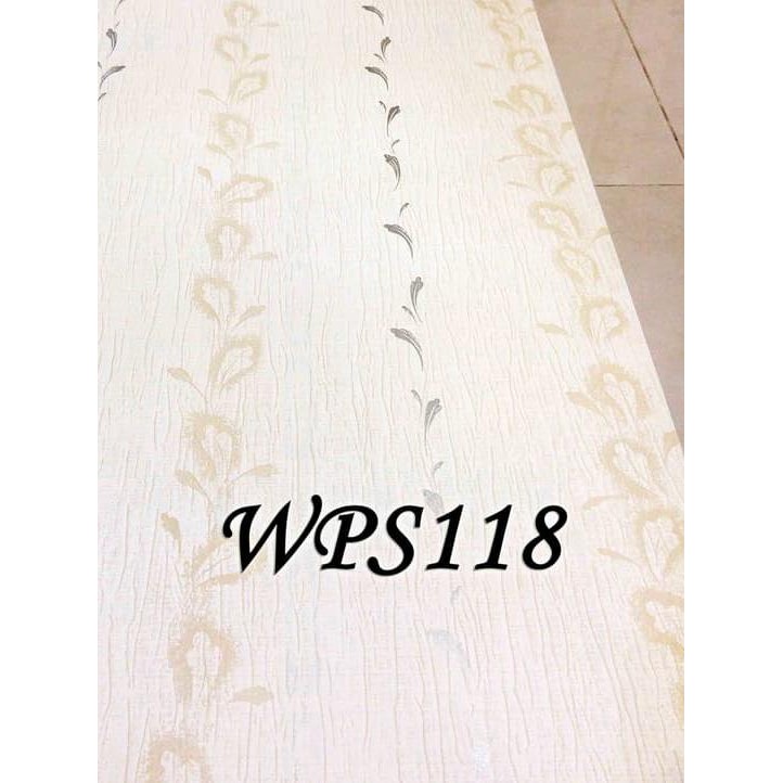 ♨ WALLPAPER STICKER 45CMX5M- WPS118-CREAM N GOLD SILVER VECTOR ✈