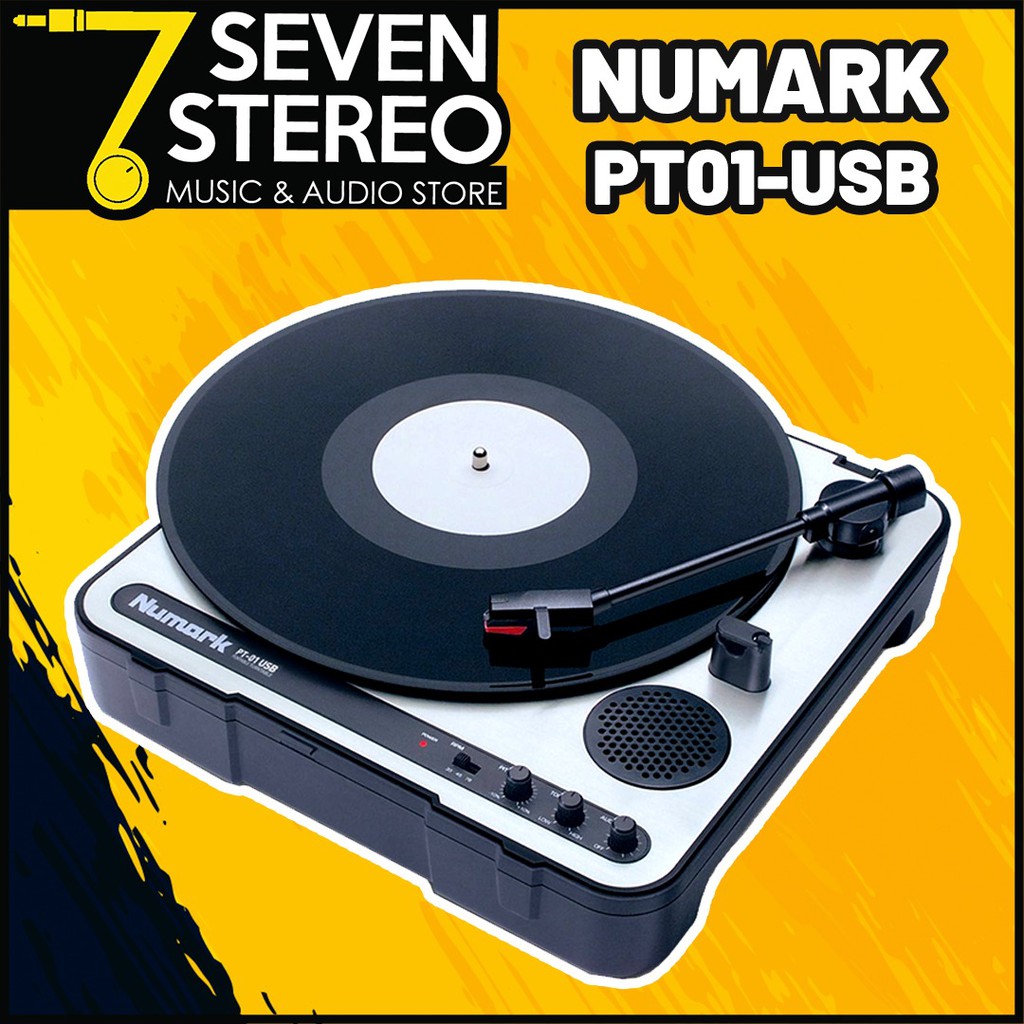 Numark PT01 USB Portable Vinyl-Archiving Turntable