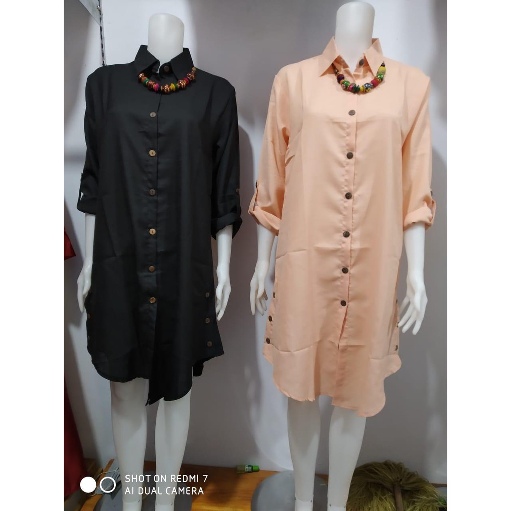 baju tunik bahan katun premium adem