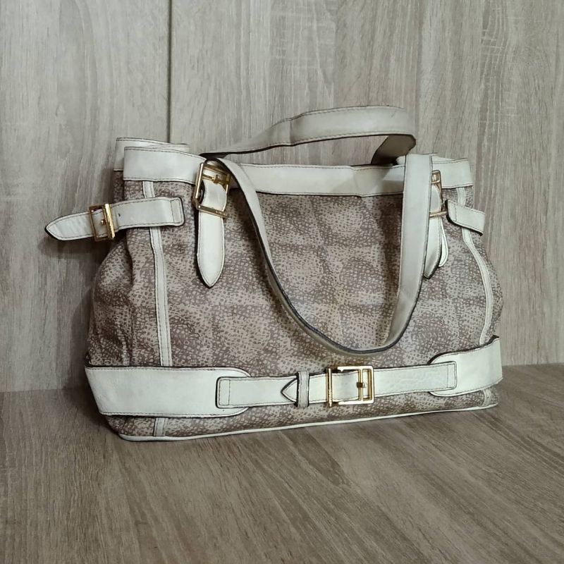 Tas LOVCAT Paris Authentic Preloved Original Second Branded Tote Shoulder bag Kulit Asli Vintage