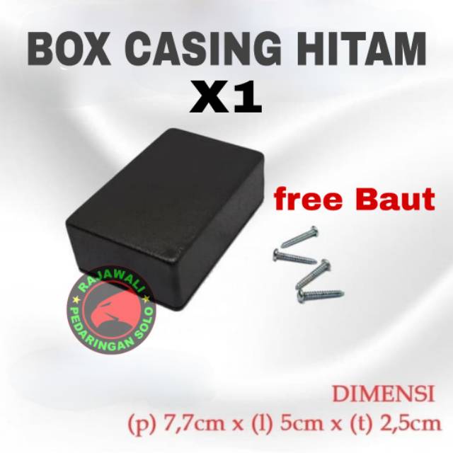 BOX CASING KOMPONEN X1 BOX HITAM