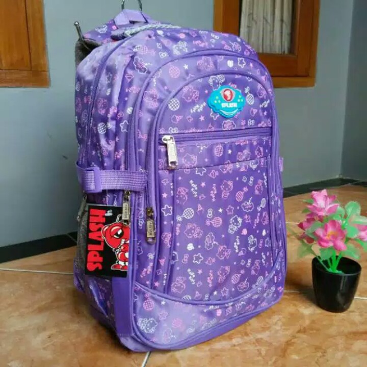 BISA COD - Tas Ransel Anak Tas Fashion Anak perempuan Tas Sekolah Anak Splash Original