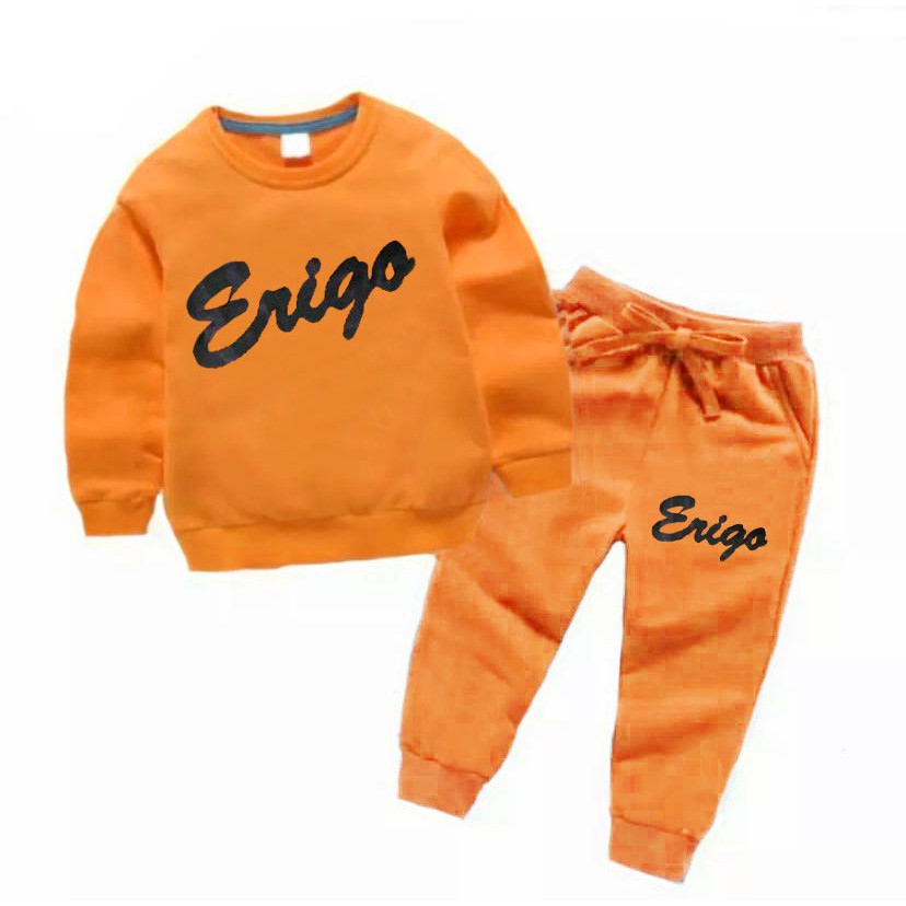 SETELAN SWEATER JOGGER ANAK BAJU ANAK 1-5 TAHUN MOTIF ERYGO SWEATER ANAK LAKI LAKI DAN PEREMPUAN