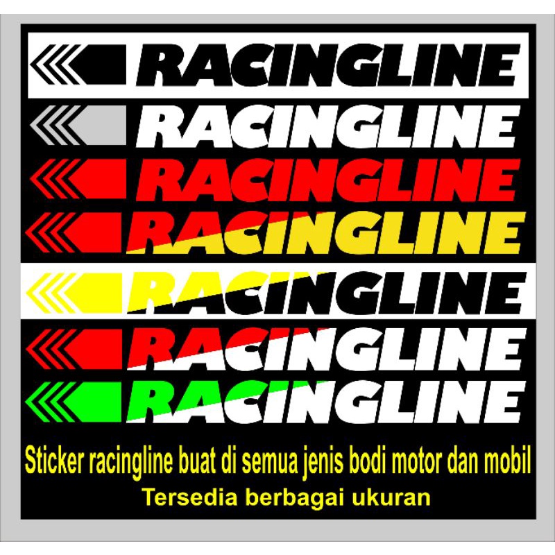 sticker cutting racingline murah viral