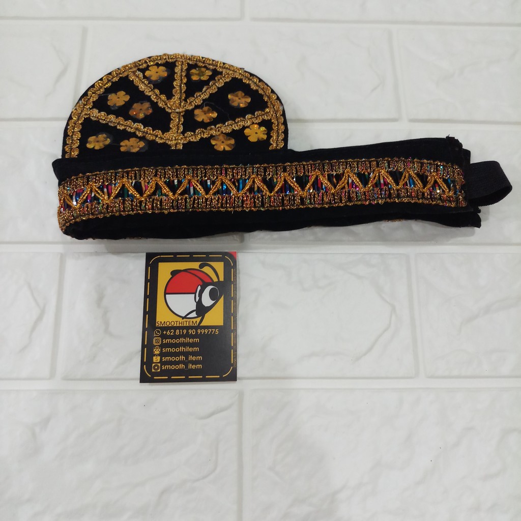 TOPI ACEH AKSESORIS BAJU ADAT ACEH IKAT KEPALA ACEH KARTINIAN TARI ACEH