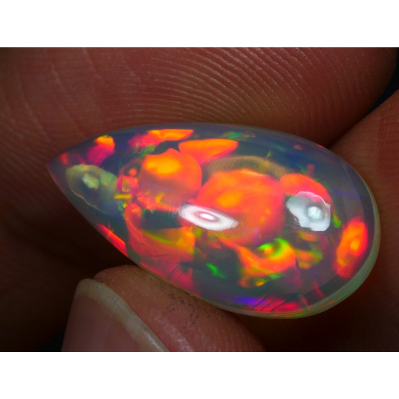 Batu kalimaya natural welo opal jarong api membara