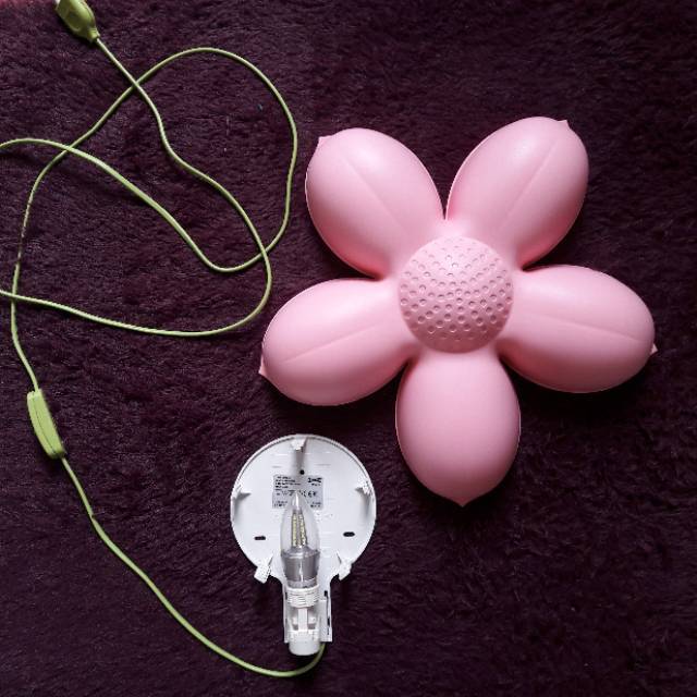 Smila Blomma - Lampu tidur IKEA + LAMPU BOHLAM