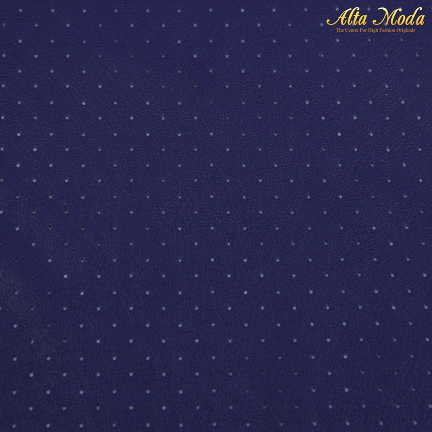 

Alta Moda Leather Look Biru Motif Dot Putih Bolong (1M)