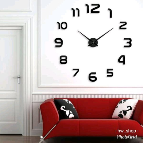 Jam Dinding Minimalis Besar Full Angka