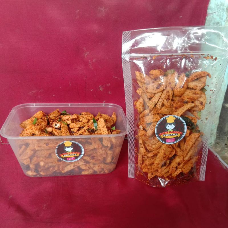 

TERMURAH!!!Kripik basreng pedas daun jeruk..viral..harga promo