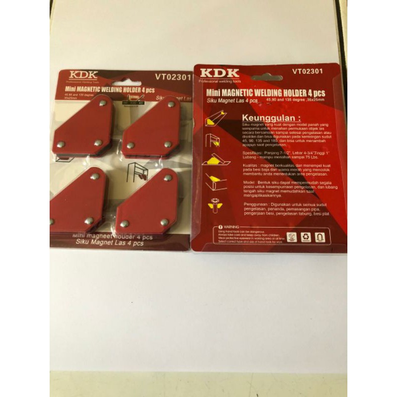 Siku las magnet 2 inch Set isi 4pc / Arrow magnetic set