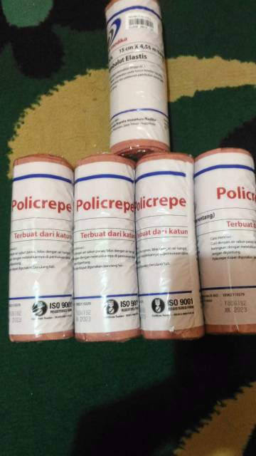 Policrepe 6 inch x 5 yd pembalut patah tulang / terkilir