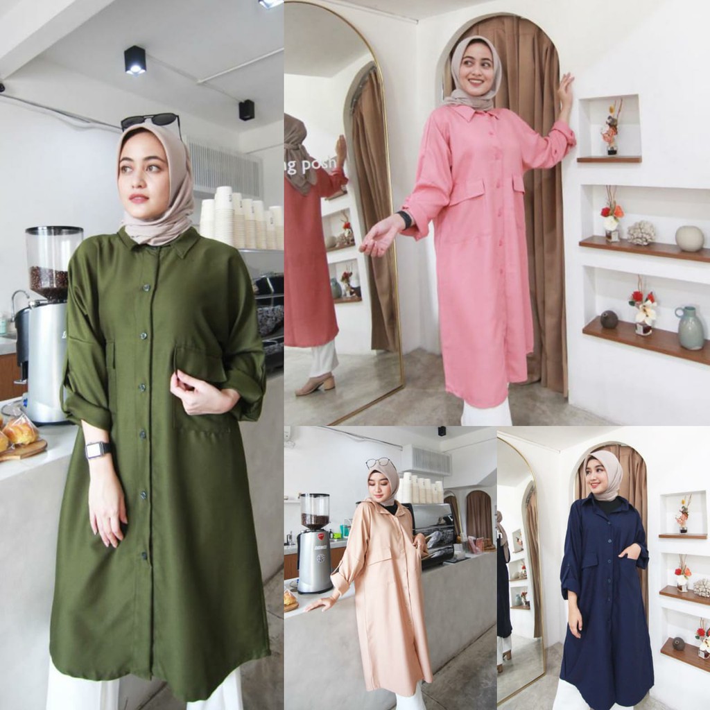 RESSIANA TUNIK - FLOTTILICIOUS / TUNIK MURAH / TUNIK MUSLIM / GROSIR BAJU ONLINE / TUNIK