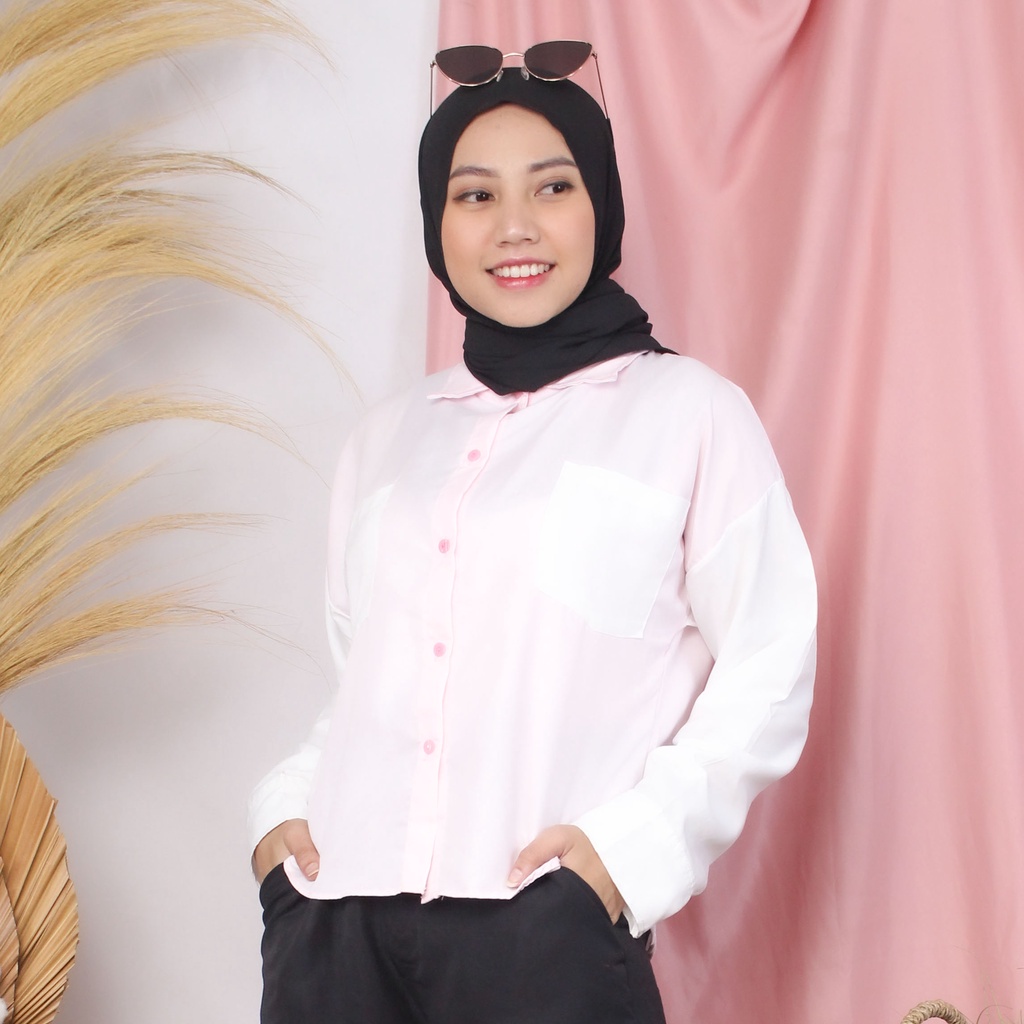 RXFASHION - KEMEJA BRUCLEE/KEMEJA WANITA