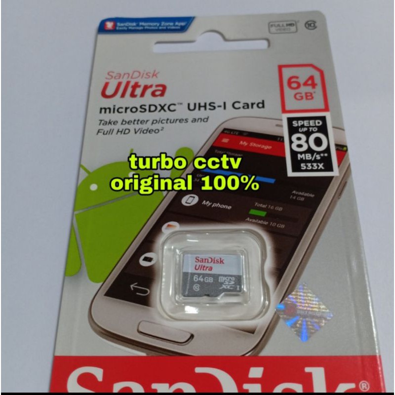 memory Sandisk 64gb original 100%