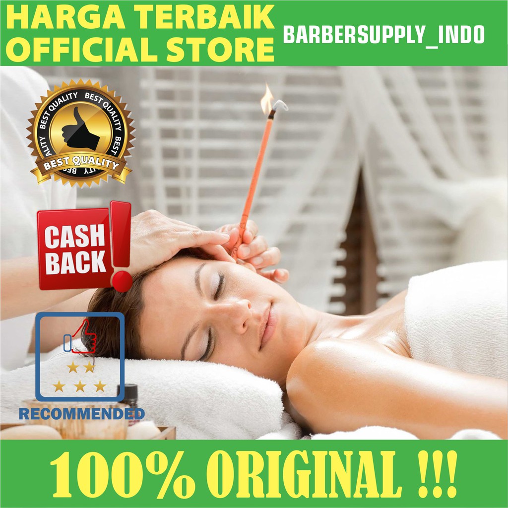 EAR CANDLE LILIN PEMBERSIH TERAPI TELINGA TEROMPET/LILIN KUPING ORI