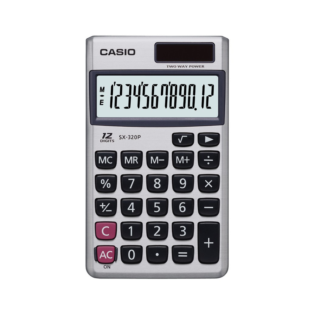 

Casio Calculator Pocket SX320P 12 digit