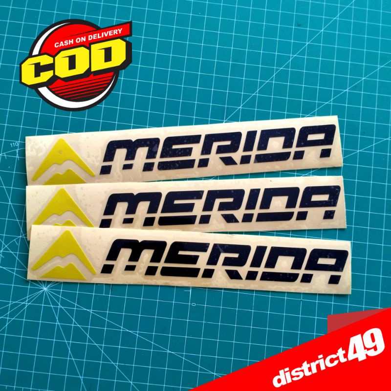 Cutting sticker - Stiker cutting Merida - Stiker Merida - Stiker Sepeda Gunung MTB
