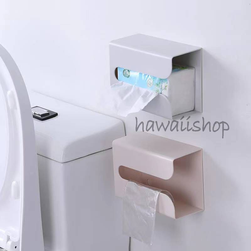 Kotak Tissue / Tempat Tisu Tempel Dinding Multifungsi Untuk Dapur / Toilet