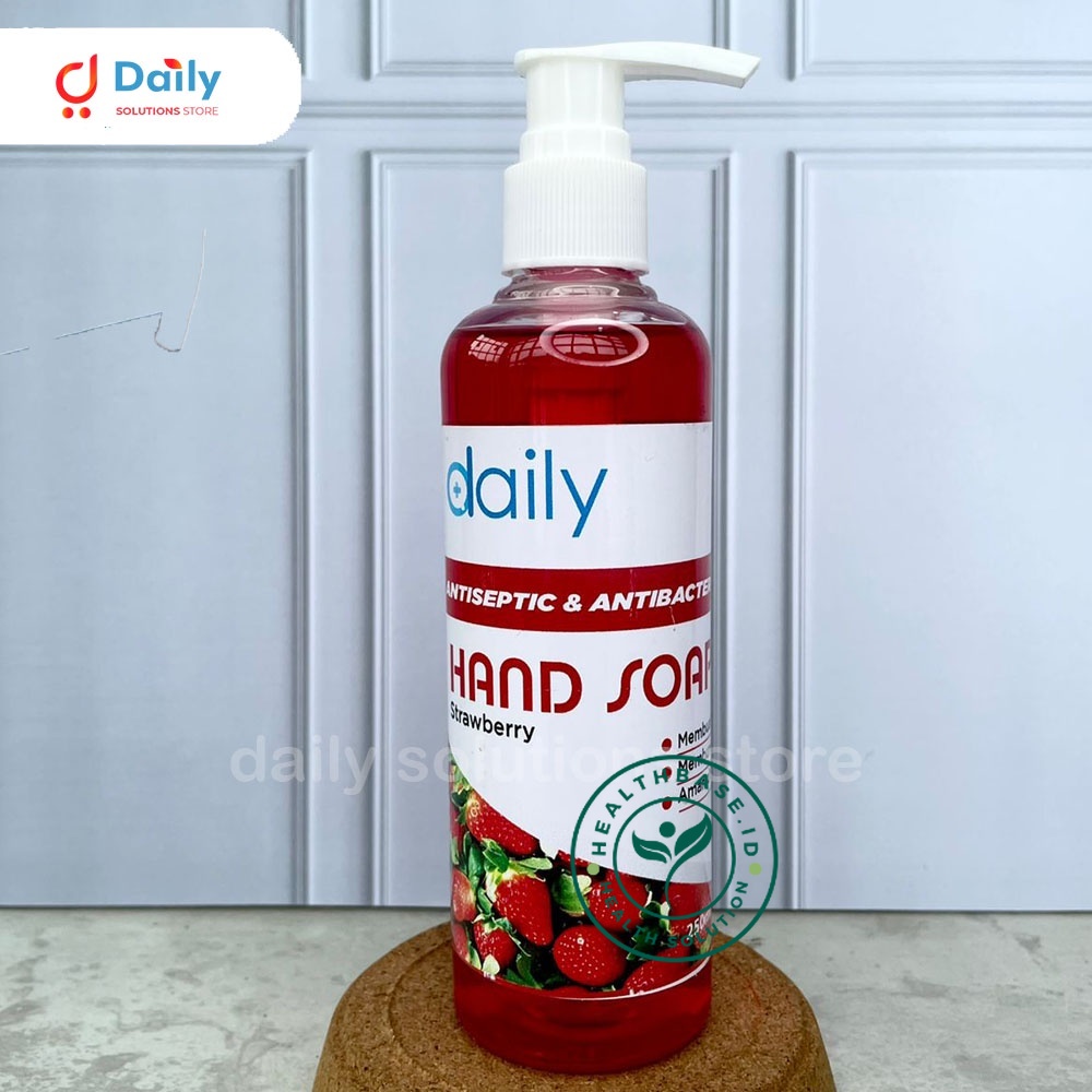 SABUN CUCI TANGAN HAND SOAP DAILY 250ML PUMP ANTIBACTERIAL