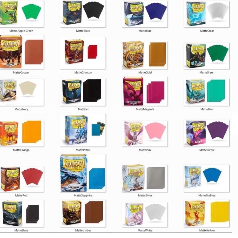 [L-UHT »] inner sleeve dragon shield [10 pcs] black / red / clear blue / blue / pearl / ivory-proses