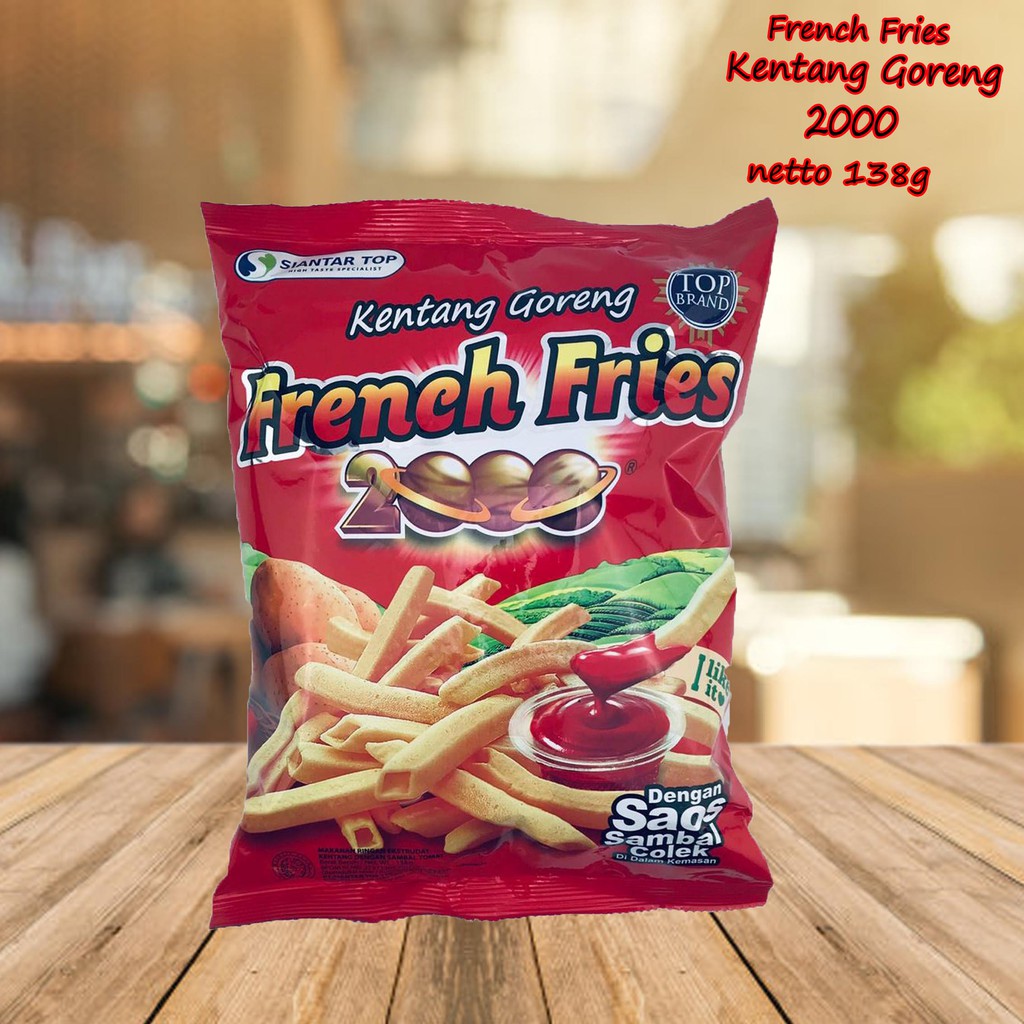 Makanan ringan * Kentang * Goreng * French * Fries 2000 * 138g*Kentang Goreng*French Fries 2000