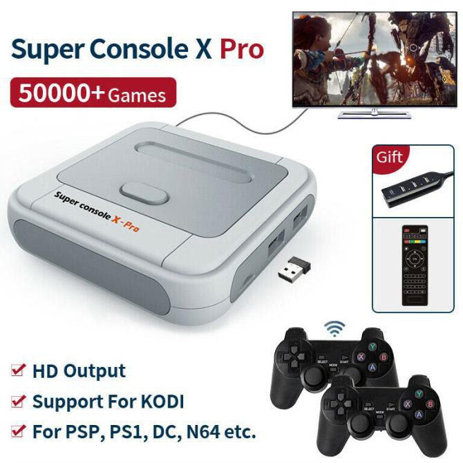 Terlaris X Pro 4K Wifi Hdmi Tv Box Console Video Game Untuk Ps1 N64 Utamiseller973