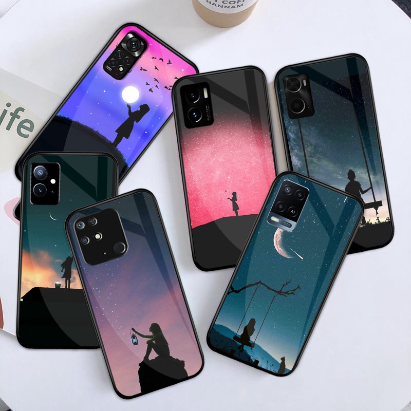 Softcase Glass Oppo A57 2022 [G175] - Softcase Mirror - Softcase Kaca Oppo A57 2022 - Softcase Glass