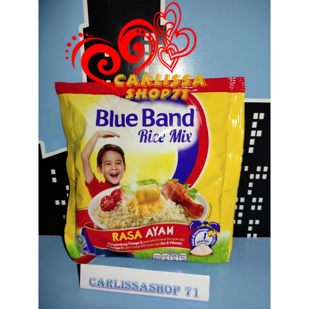 BLUE BAND RICE MIX (BLUEBAND) BBQ, AYAM UKURAN 200GR HARGA TERJANGKAU