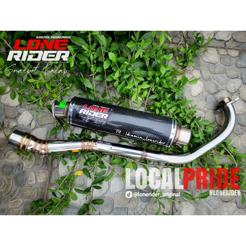 Knalpot LR Lone Rider Original - HE - High End Cmms Carbon - NJMX - NEW JUPITER MX - Step Standar
