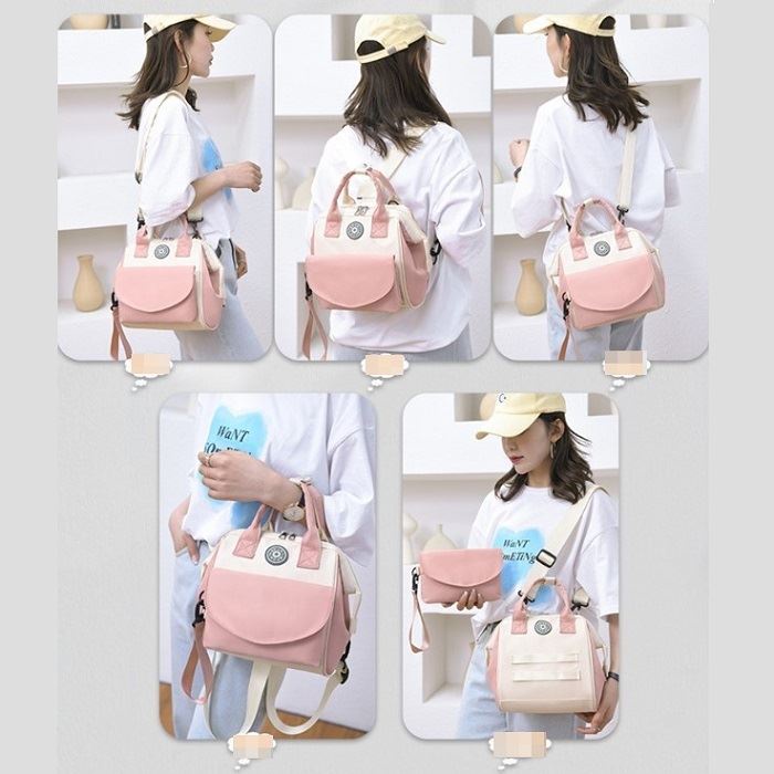MV_Marvelouz MV709993 Tas HANDBAG Multi Fungsi (2in1) Wanita Simple Terbaru 1kg bisa 3 tas diaper bag JT9993