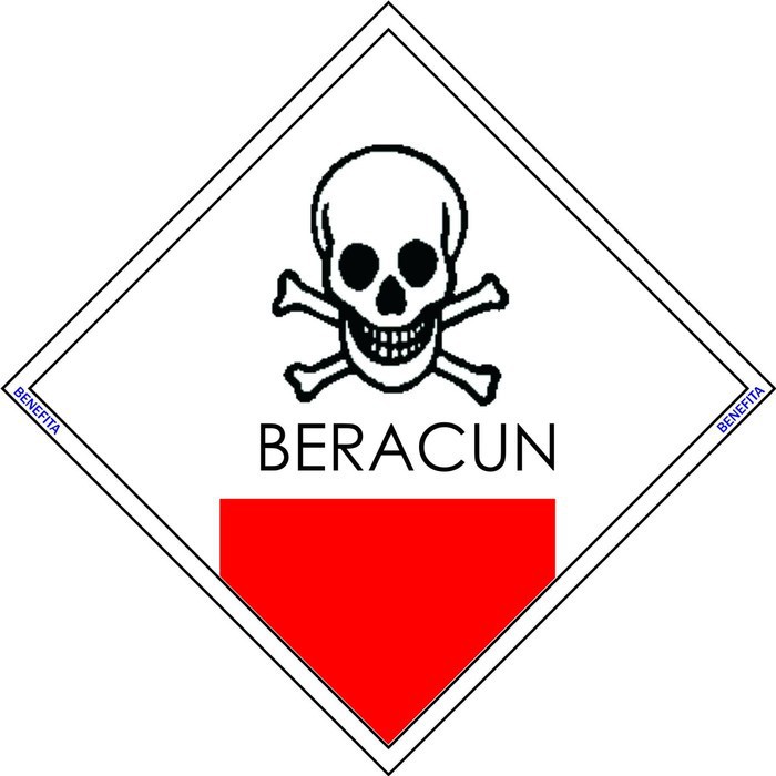 

STICKER BERACUN LIMBAH B3 UK 20X20CM