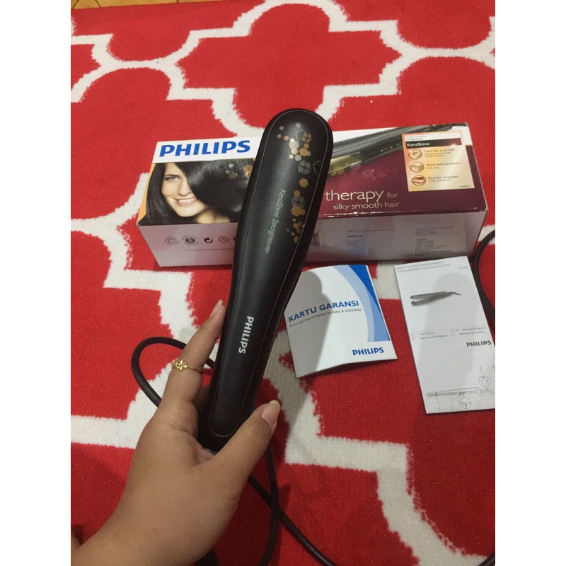 Catokan Philips KeraShine Straightener Preloved Catokan murah