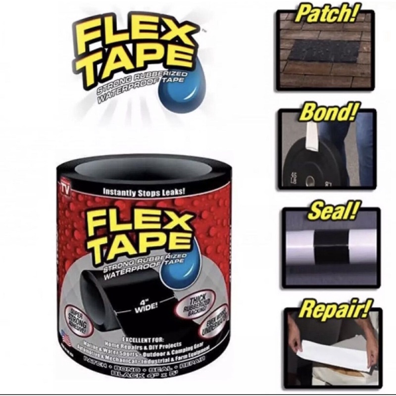 Kado Unik  Isolasi Ajaib Super Kuat Flex Tape 4 / Isolasi Ajaib Serbaguna