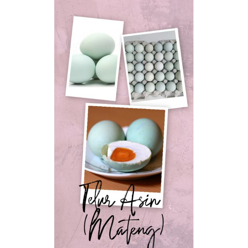 

Telur Bebek Asin Mateng Per Butir
