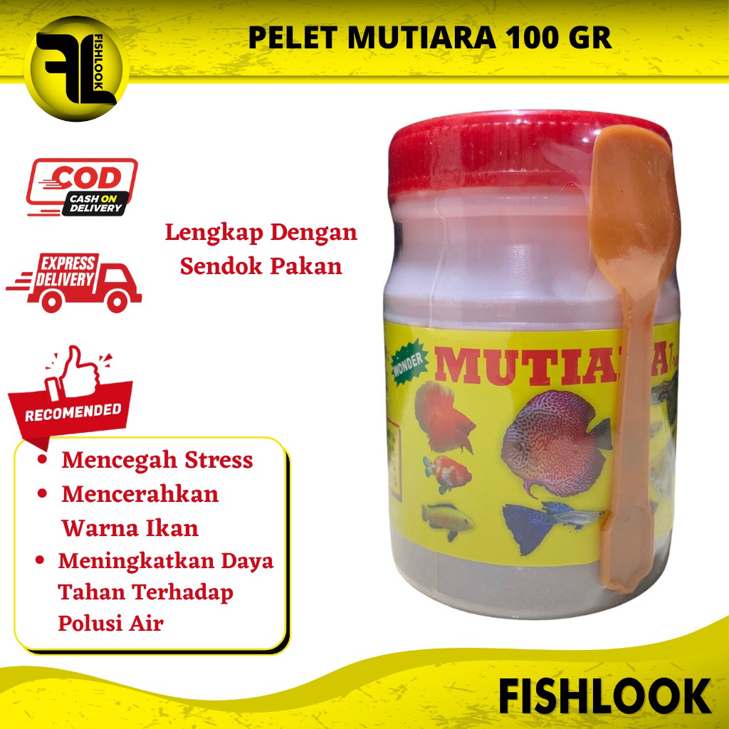 Makanan Ikan Hias / Pelet / Pellet Mutiara Tropical untuk Ikan hias