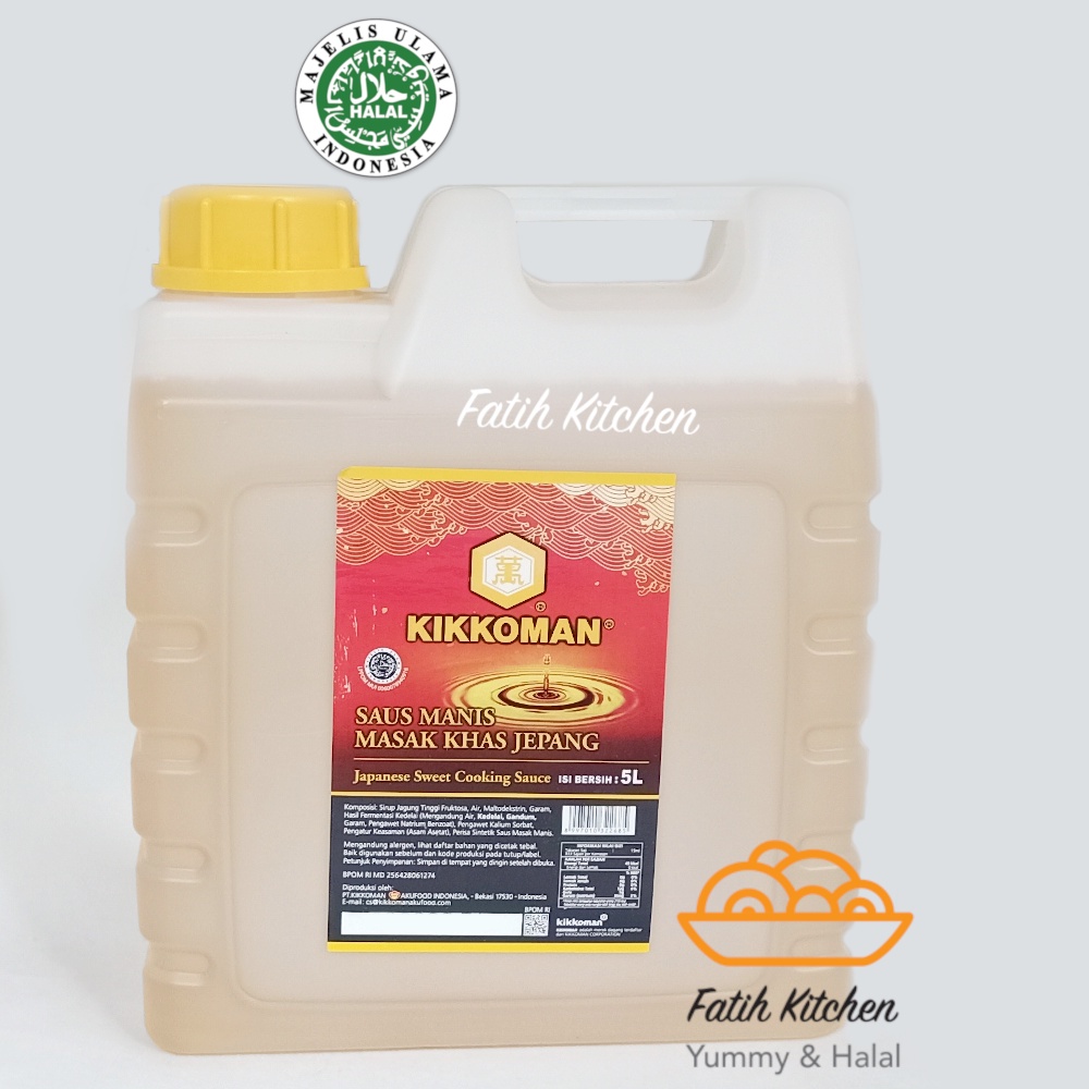 Jual Kikkoman Saus Manis Masak Khas Jepang Halal 5 liter Jerigen