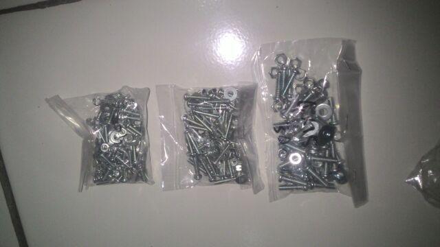 X10 Set Baut Mur Ring M4 X 15mm Jp 4x15 4x15mm 4 X 15 4 X 15mm