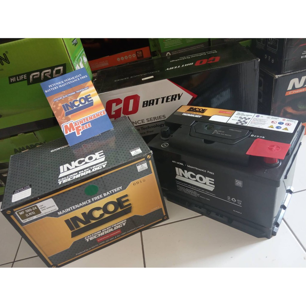 Aki Mobil Mercedez All Series 58024 INCOE ASTRA MF Aki Kering 12V 80Ah