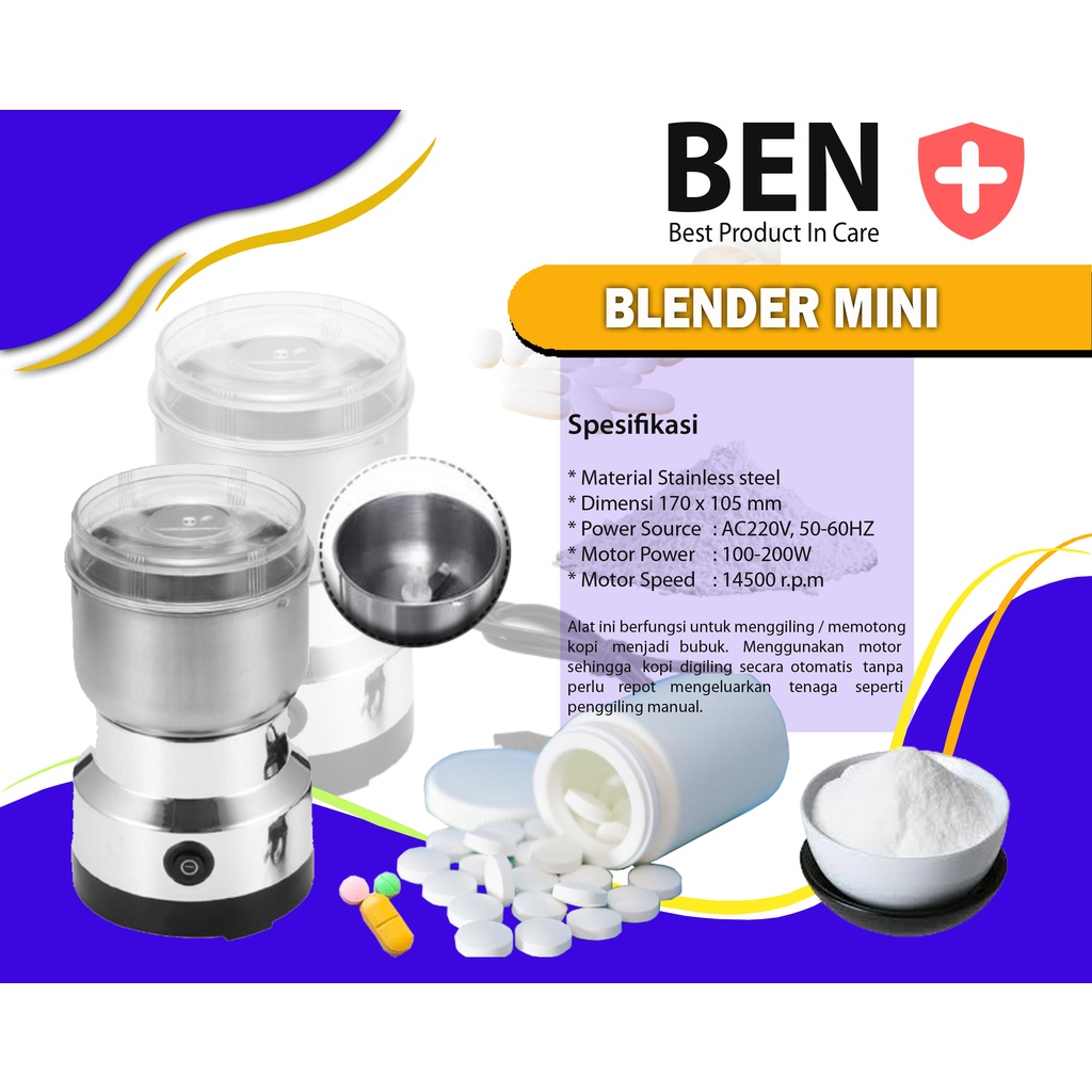 Blender Obat mini Puyer