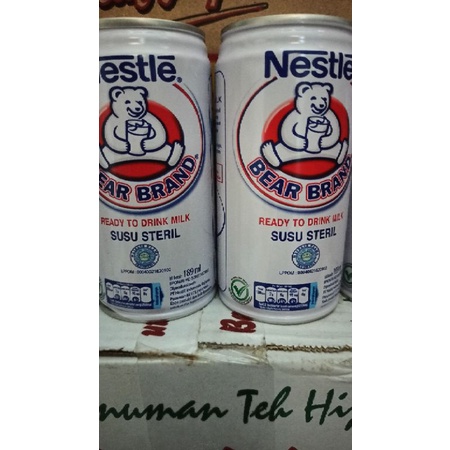 

BEAR BRAND Susu Kaleng Susu Beruang Susu Steril 189ml