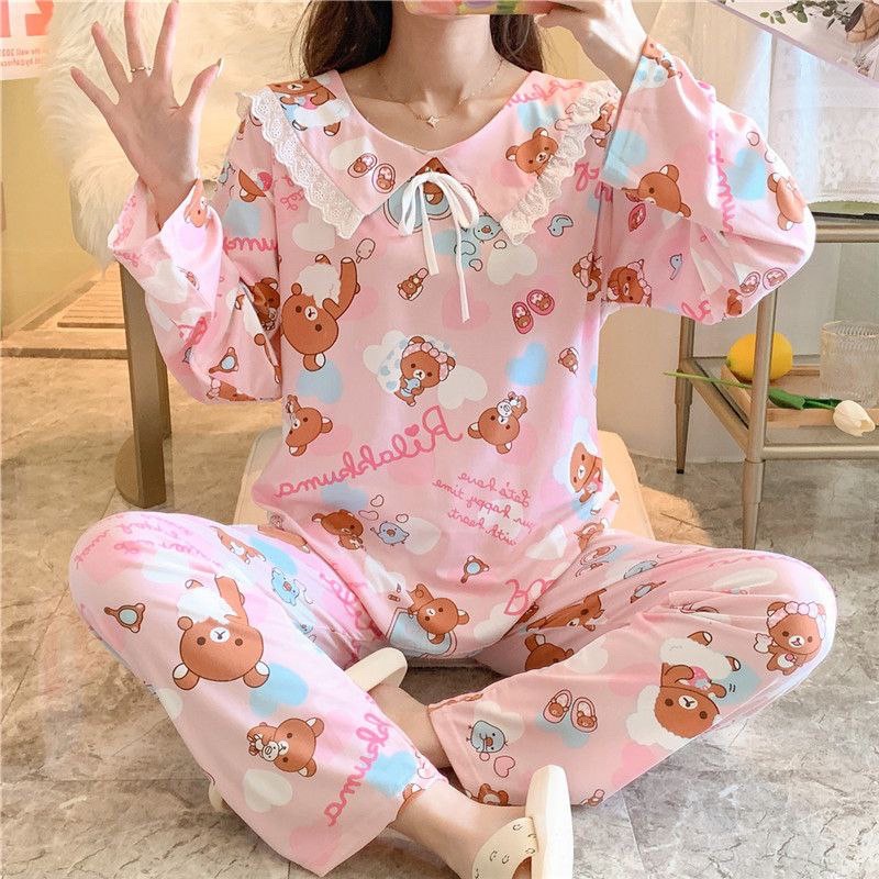 RILAKKUMA SET BAJU TIDUR import premium wanita