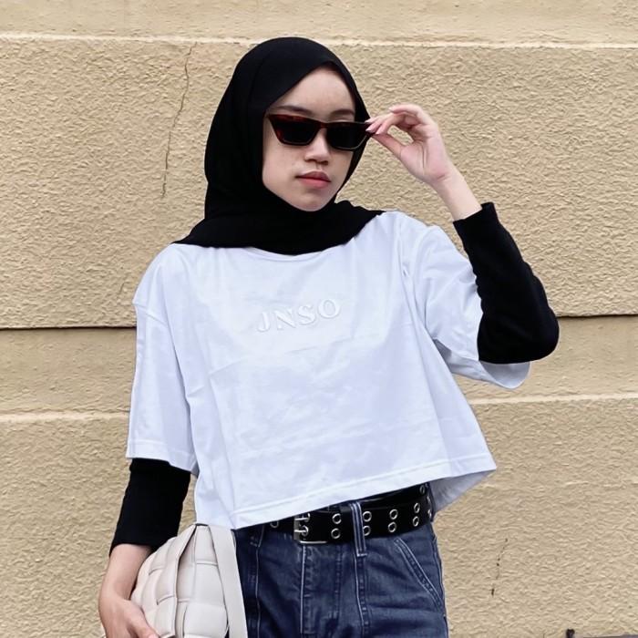 Big Sale Jiniso Crop Top Undercover Oversize Tee | Kaos Limited