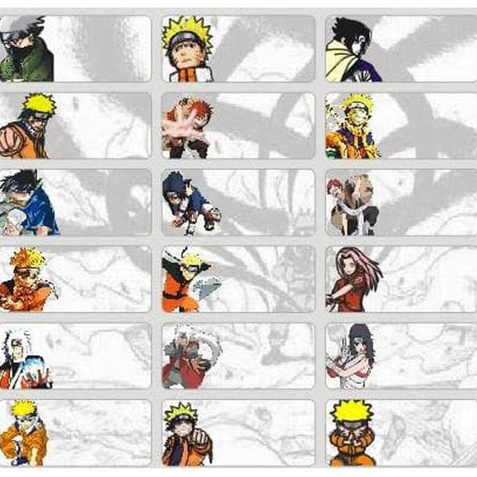 

Jual Naruto Grey Medium. Abu-Abu Sticker Label Nama Anak Waterproof Anime Kualitas Baik